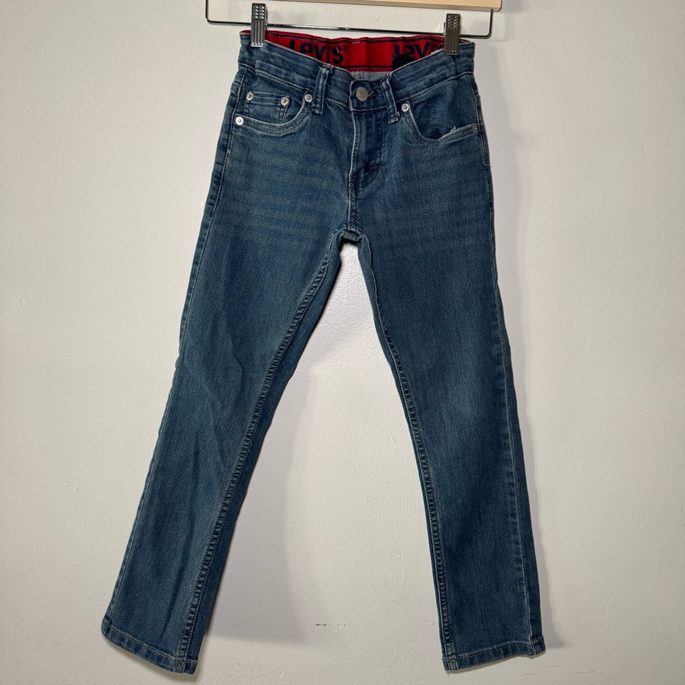Levi's 511 Straight Leg Medium Wash Jeans Boys Size 8 - Picture 1 of 4